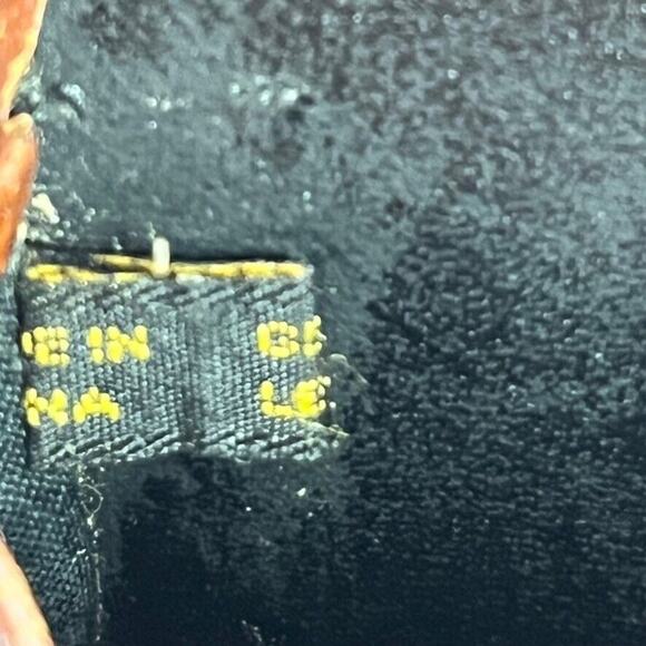 Talbots Croc Print Vintage Womens Small Wallet Card Holder Flap Pocket Leather - Picture 15 of 16